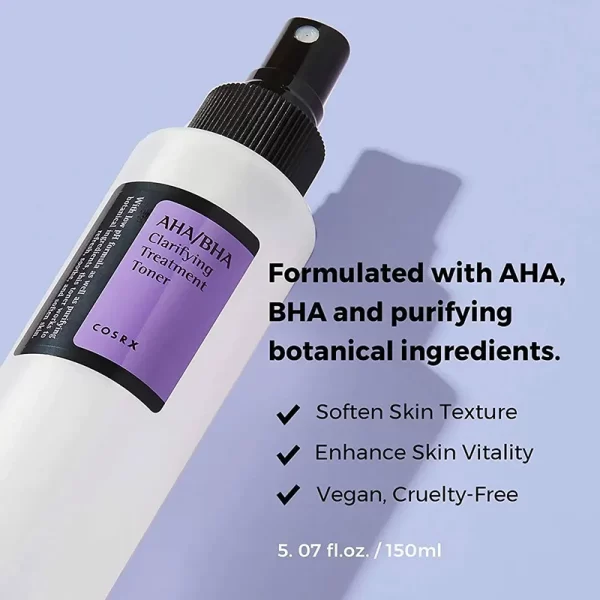 COSRX AHA/BHA CLARIFYING TREATMENT TONER 150ML - Image 2