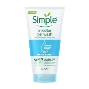 Simple Water Boost Micellar Facial Gel Wash 150ml