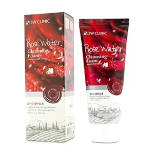 3W Clinic Rose Water Cleansing Foam - 100ml