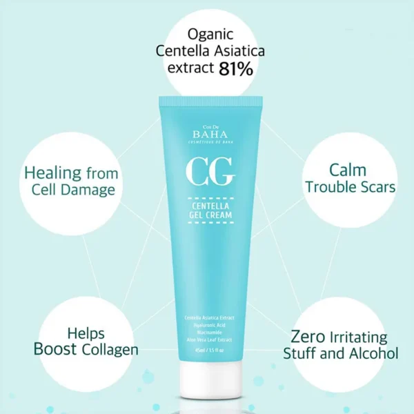 Cos De BAHA Centella Gel Cream (CG) 45ml - Image 2